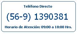 Teléfono Directo : (56-9) 1390381